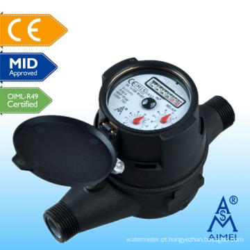 Medidor de água IP68 de tipo seco meados Certificated Multi Jet